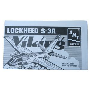 1/48 AMT ERTL #8634 LOCKHEED S-3A VIKING Build Instructions Manual Book